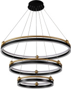 Подвесная люстра Crystal Lux FORTUNA SP158W LED D400+600+800 GOLD