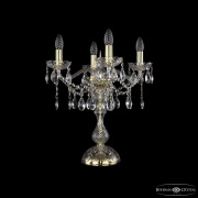 Настольная лампа Bohemia Ivele Crystal 1413 1413L/4/141-47 G