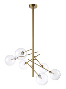 Подвесная люстра Crystal Lux MARCOS SP6 BRONZE