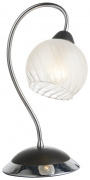 774-104-01 Настольная лампа, SvetResurs, chrome, dark wengue, E14 1*40W