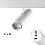 Трековый светильник с переключателем цветовой температуры и мощности Novotech Flum 359206