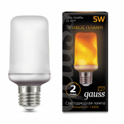 Лампа Gauss Led T65 Corn Flame 5W E27 1500K 157402105