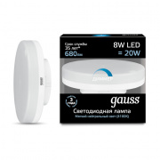 Лампа Gauss LED GX53 8W 4100K 108408208-D