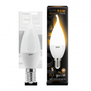 Лампа Gauss LED Candle tailed E14 9.5W 3000K 104101110