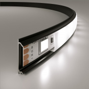 Гибкий алюминиевый профиль черный/белый для светодиодной ленты LL-2-ALP012 Elektrostandard 469038917