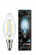 Лампа Gauss LED Filament Candle E14 5W 4100К 103801205
