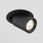 Встраиваемый точечный светодиодный светильник 9917 LED 10W 4200K черный матовый Elektrostandard Pisp