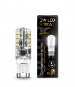 Лампа Gauss LED G9 AC150-265V 3W 2700K 107709103