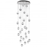 Подвесная люстра каскадная Odeon Light Crystal 5007/120L