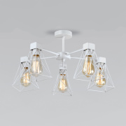 Потолочная люстра Eurosvet Trappola 70107/5 белый