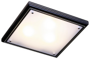 605-722-03 Светильник потолочный, SvetResurs, dark brown+chrome, Е14 3*40W