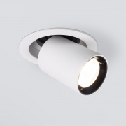 Встраиваемый точечный светодиодный светильник 9917 LED 10W 4200K белый матовый Elektrostandard Pispa