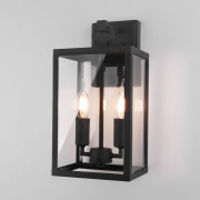 Уличный настенный светильник Candle D 35150/D черный Elektrostandard 4690389182464