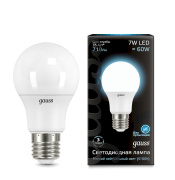 Лампа Gauss LED A60 E27 7W 4100K 102502207