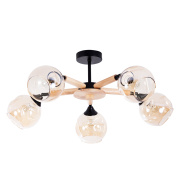 Потолочная люстра Arte Lamp Branson A4370PL-5BR