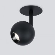 Встраиваемый светодиодный светильник черный 9925 LED Elektrostandard Ball 4690389169823