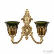 Бра Bohemia Ivele Crystal Verona 7209B15/2/175 FP P2 U Amber-Green/H-1I