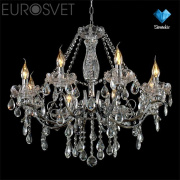 Подвесная люстра Eurosvet Brianna 3188/8 хром Strotskis