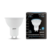 Лампа Gauss LED MR16 GU10 7W 4100K 101506207