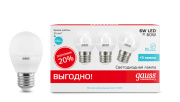 Лампа Gauss LED Elementary Globe 6W E27 4100K 53226T