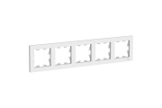 Рамка 5-п белая Systeme Electric AtlasDesign ATN000105