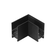 Соединитель для низковольтного шинопровода L-образный, черный Novotech Shino Flum 135166