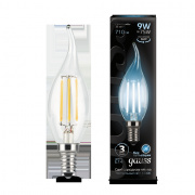 Лампа Gauss LED Filament Candle tailed E14 9W 4100K 104801209