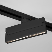 Трековый светодиодный светильник Garda Черный 20W 4200K трехфазный 85025/01 Elektrostandard 46903891