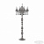 Торшер Bohemia Ivele Crystal 1613 16113T8/8/200 Ni M731