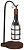 589-704-01 Настольная лампа, SvetResurs, oak, black, E27 1*60W