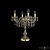Настольная лампа Bohemia Ivele Crystal 1403 1403L/4/141-47 G