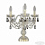 Настольная лампа Bohemia Ivele Crystal 1406 1406L/3/141-39 G K731