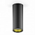 LED светильник накладной HD009 12W (черный золото) 3000K 79x200мм