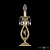 Настольная лампа Bohemia Ivele Crystal Verona 72400L/1-33 FP FA5S