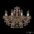 Подвесная люстра Bohemia Ivele Crystal 1609 16109/8/195 G M777