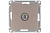 Розетка 1-я TV коннектор шампань Systeme Electric ATLAS DESIGN ATN000593