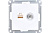 Розетка 2-я TV+RJ45 cat 5E белая Systeme Electric AtlasDesign ATN000189