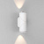 Уличный настенный светодиодный светильник GIRA D LED IP54 35127/D белый Elektrostandard 469038917588