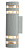 Уличный настенный светильник Arte Lamp Metro A8162AL-2GY