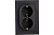 Розетка 2-я с заземлением 16A карбон Systeme Electric AtlasDesign ATN001024