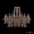 Подвесная люстра Bohemia Ivele Crystal 1611 16111/16/300 G M777