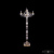 Торшер Bohemia Ivele Crystal 1406 1406T1/5/195-160 G