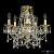 Подвесная люстра Bohemia Ivele Crystal 1611 16111/5/141 G
