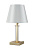 Настольная лампа Crystal Lux NICOLAS LG1 GOLD/WHITE