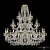 Подвесная люстра Bohemia Ivele Crystal 1610 16110/16+8+4/360/3d GW V0300
