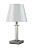 Настольная лампа Crystal Lux NICOLAS LG1 NICKEL/WHITE