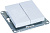 Переключатель 2-кл белый Systeme Electric AtlasDesign ATN000165