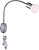 Спот Arte Lamp Falena A3116AP-1SS