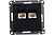 Розетка 2-я RJ45 5e карбон Systeme Electric AtlasDesign ATN001085