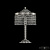 Настольная лампа Bohemia Ivele Crystal 1920 19201L6/25IV Ni R